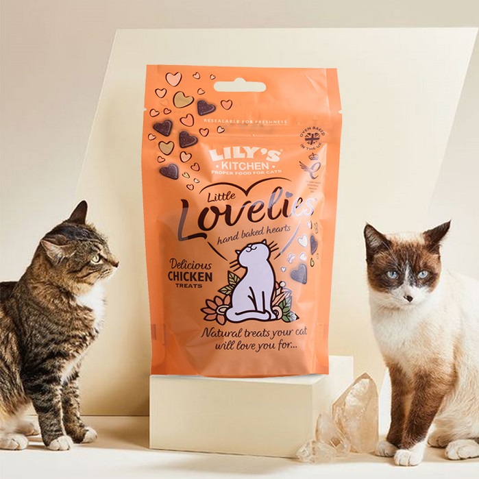 Bolsa Stand Up Custom Food Grade Storage Package Small Orange Resealable Dog Food Bag