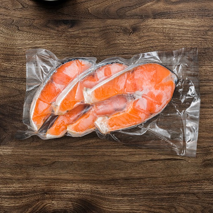 High Barrier Food Safe Plant-based Vacuum Sealed Plastic Bags for Frozen Food Packaging