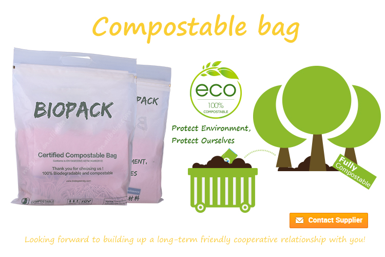 ECO friendly customized compostable mailer bags compostable clothes bag