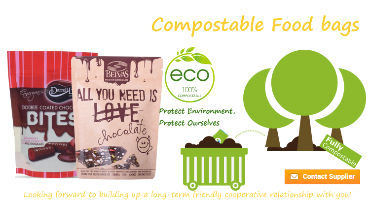 Biodegradable Candy Chocolate Packaging Bags Wholesale Supplies in China Biodegradable Candy Chocolate Packaging Bags Wholesale Supplies in China