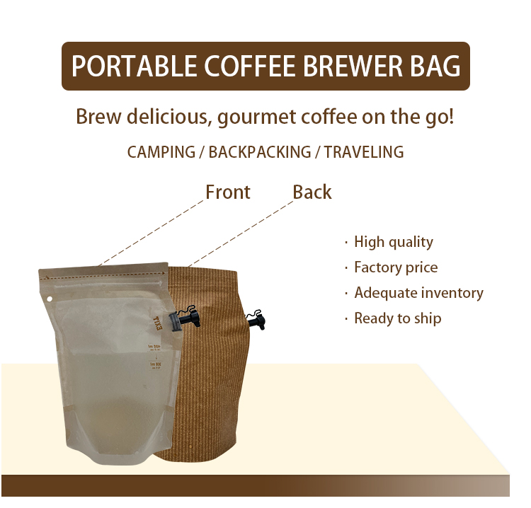 Customized logo coffee brewer bag Customized logo coffee brewer bag