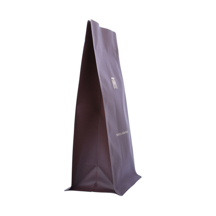 Low Moq Black Matte Paper Packaging Bags Flat Bottom Kraft Paper Bag Soap Package Paper