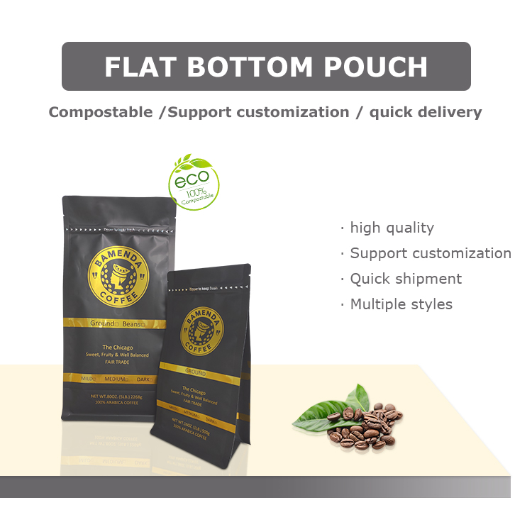 flat bottom coffee bag (1) flat bottom coffee bag (1)