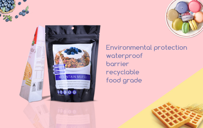 China Suppliers Custom Reusable Oatmeal Packaging Snack Pouch Wholesale China Suppliers Custom Reusable Oatmeal Packaging Snack Pouch Wholesale