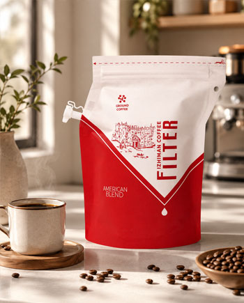 custom coffee brewer bag