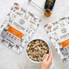 Bolsa Stand Up Custom Food Grade Storage Package Small Orange Resealable Dog Food Bag