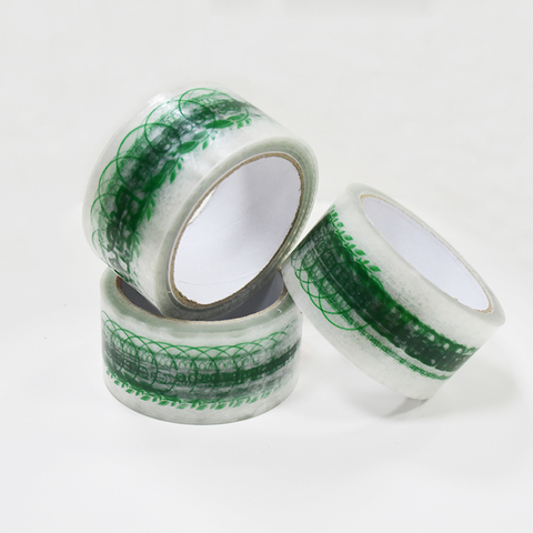Logo Printing Barrier Clear Adhesive Packing Biodegradable Tape for Express Delivery