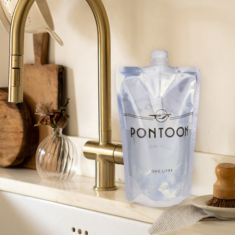 Wholesale Laminated Printing Cleaning Clear Recycled Stand Up Liquid Spouted Pouch