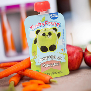 Best Digitally Print Food Grade Material Doypack Fruit Squeeze Pouches for Babies