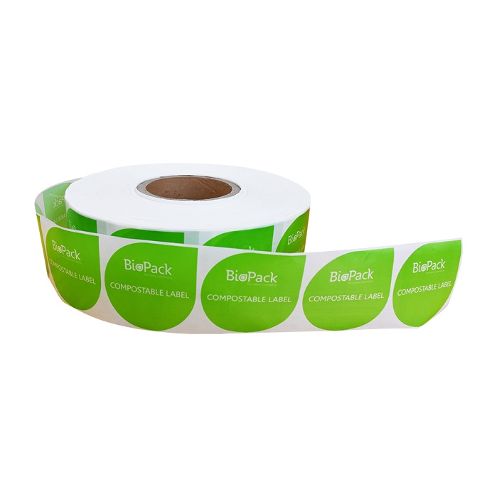 Waterproof Custom Logo Printing Adhesive Home Compostable Labels for Grocery