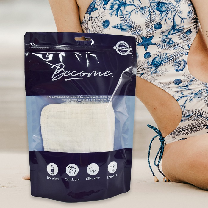 Wholesale Personalized Resealable Zip Home Compostable Swimsuit Plastic Bag