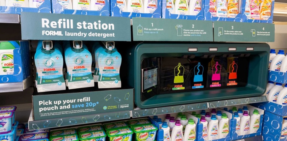 bolsas con pico impresas recargables