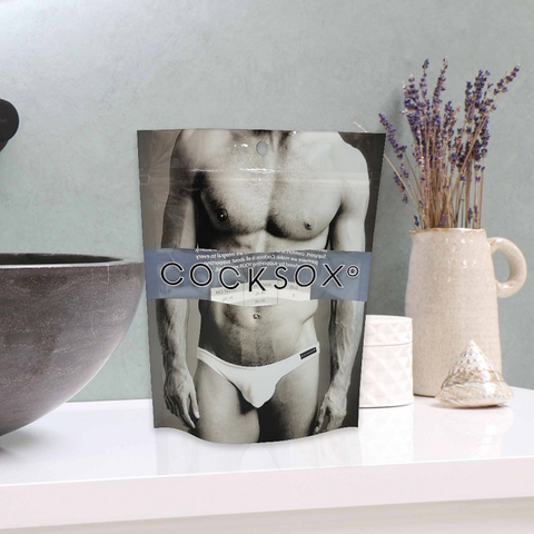 Resealable Custom Logo Clear Compostable Clothing Bags with Zipper for Underwear