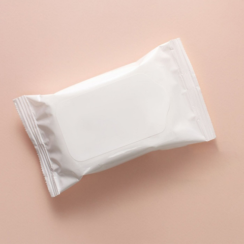 Wholesale OEM Heat Sealed Recyclable Small Verpack Pillow Pouch for Travel Facial Wipes