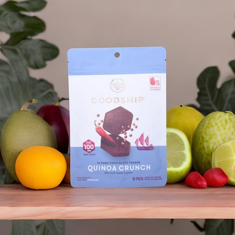 Recycled Bright Blue Ziplock Child Resistant Reclosable Chocolate Cookies Edible Bags