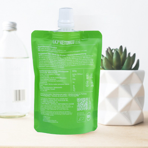 High Quality Custom Recyclable Stand Up Shampoo Refill Pouch with Spout