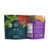 Custom poly gusset bags wholesale herb packaging bag resealable kraft paper bags