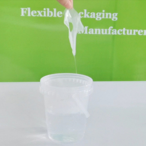 Wholesale Eco-friendly Custom Size Heat Sealed Clear PVA Hot Water Soluble Bags