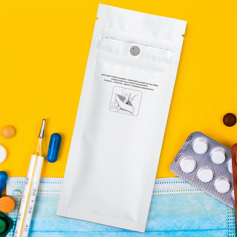 Gravure Printing Custom Medical Dispensary Packaging Bags with Child-proof Zipper