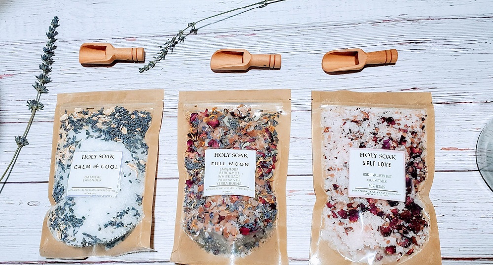 eco friendly bath salt packaging