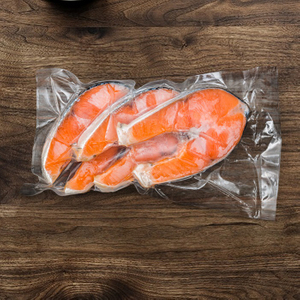 Reduce Carbon Footprint BPA Free Food Safe Recyclable Vacuum Seal Bags for Frozen Salmon