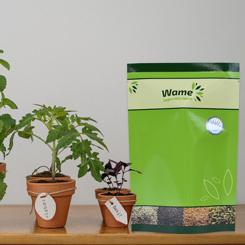 Cheap Printed Flat Pouch Storage Home Compostable Sunflower Seed Packaging Bags