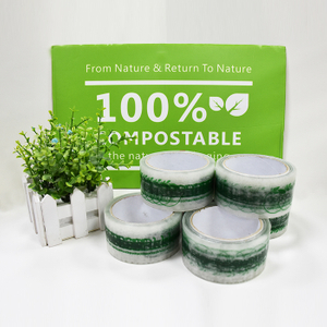 High Barrier Personalized Clear Biodegradable Packaging Tape for Shipping Parcel