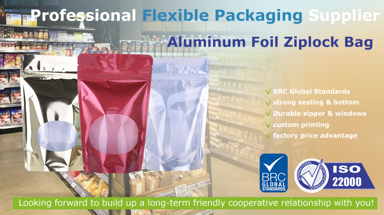 ALuminum Foil ziplock bag