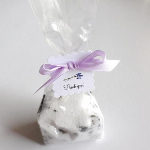 clear cello bags for bath salts