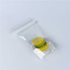 Retail Double Zipper Tea Sample Packaging Single-layer NK Green Packaging 