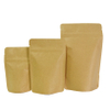 Perfect Service Heat Seal Sealable Food Stand Up Pouches Bags Kraft Cleanroom Packaging Supplies