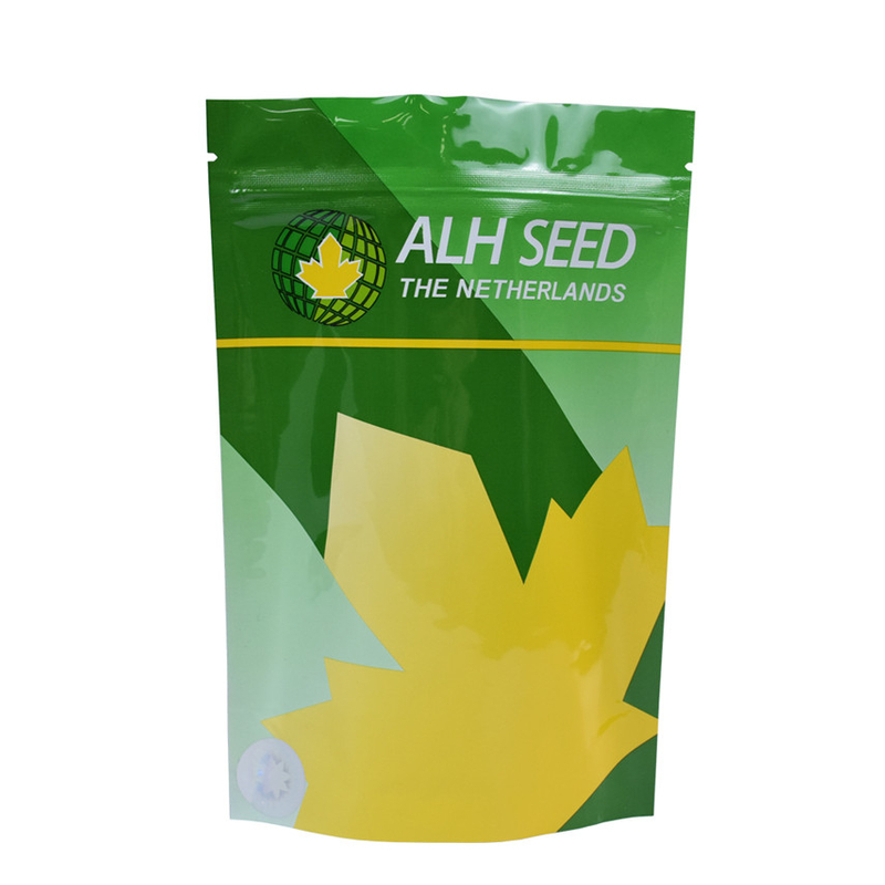 Moisture Proof Transparent Biodegradable Ziplock Bags Customizable Packaging Small Seed Bags