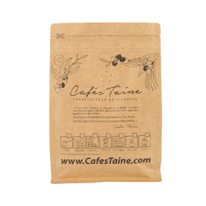 Customised Moistureproof Biodegradable Vs Compostable Bags Printing Coffee Bags with Zipper