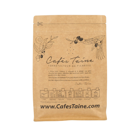 Customised Moistureproof Biodegradable Vs Compostable Bags Printing Coffee Bags with Zipper