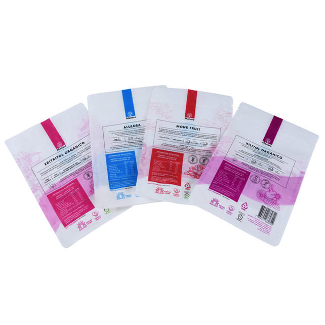 Recyclable Tea Sachet Bag packaging powder packaging for dry fruits kraft bag printing