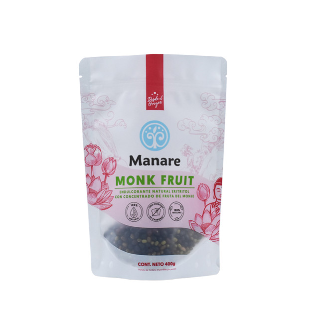 Best price standard top zip paper pouch manufacturers recyclable food pouches biodegradable cello bags