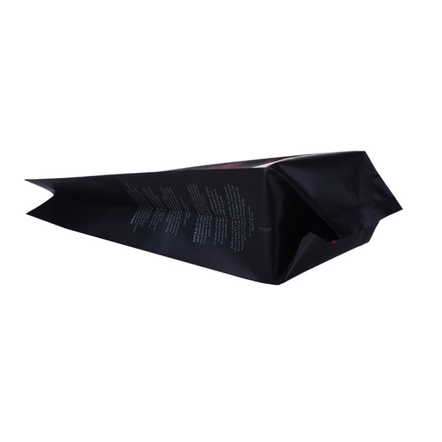 Food Ziplock Easy Tear foil pouches for Coffee storage flat bottom gusset bags