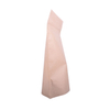 Compostable standup kraft stock bags with semi-clear window