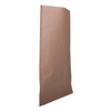 Food Grade tear off zip kraft paper pouches black zip lock bags compostable t shirt bags
