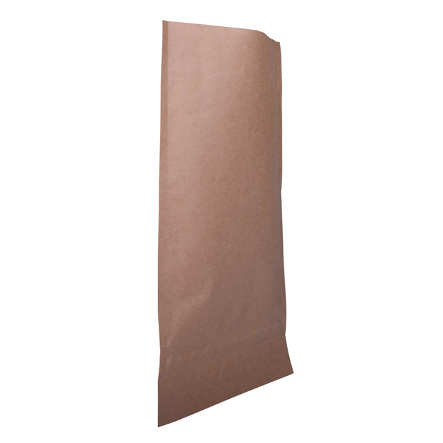 Food Grade tear off zip kraft paper pouches black zip lock bags compostable t shirt bags