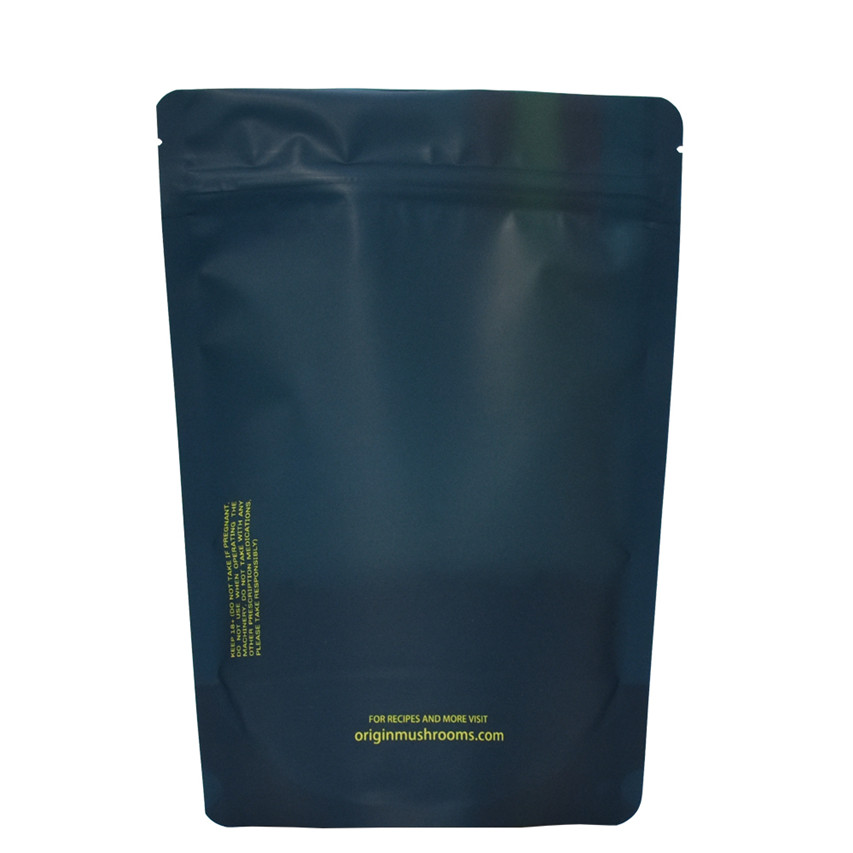 FSC Certified Soft Touch Ziplock Compostable Bags Types of Pouches in Packaging Seal Coffee