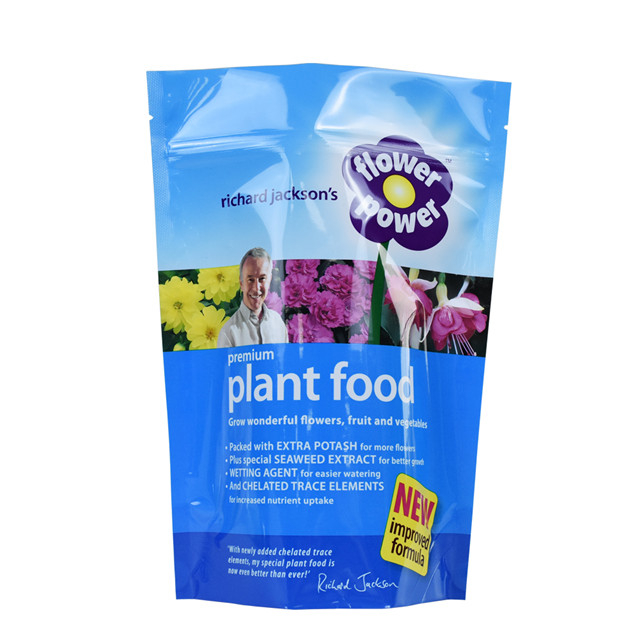 Customised Standup clear stand up pouch seed bag recycling seed bag grow