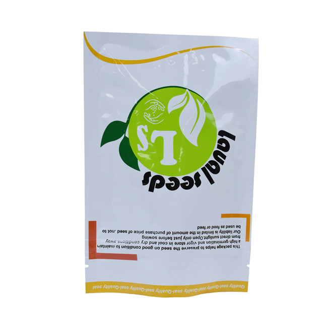 Customized Print Hot stamping mylar stand up pouches bird seed 20 lb bag seed packaging design