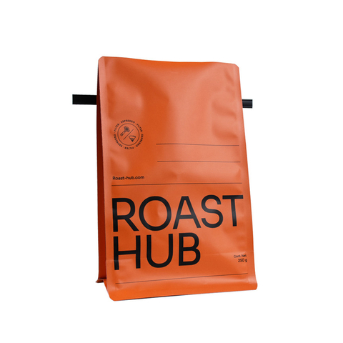 Custom Flat Bottom Foil Paper Sustainable Food Pouches Coffee Bags with Logo
