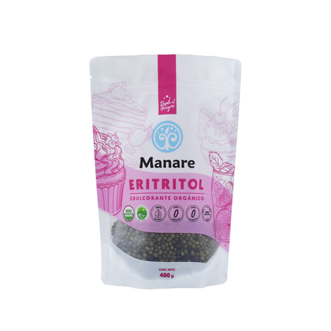 Custom Gravure printing compostable food bag with resealable Zipper