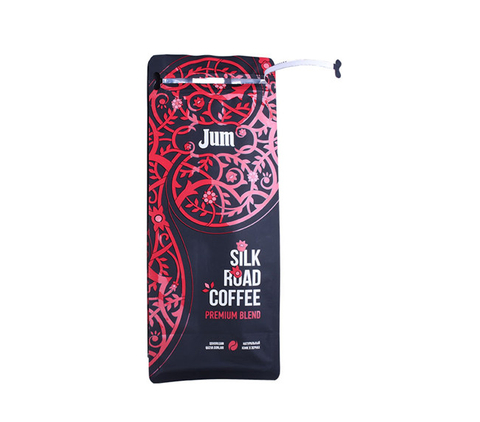 Flat plastic bag Embossing lay flat bag coffee packaging pouches