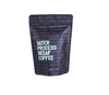 Black roasted coffee packaging bags doypack with valve
