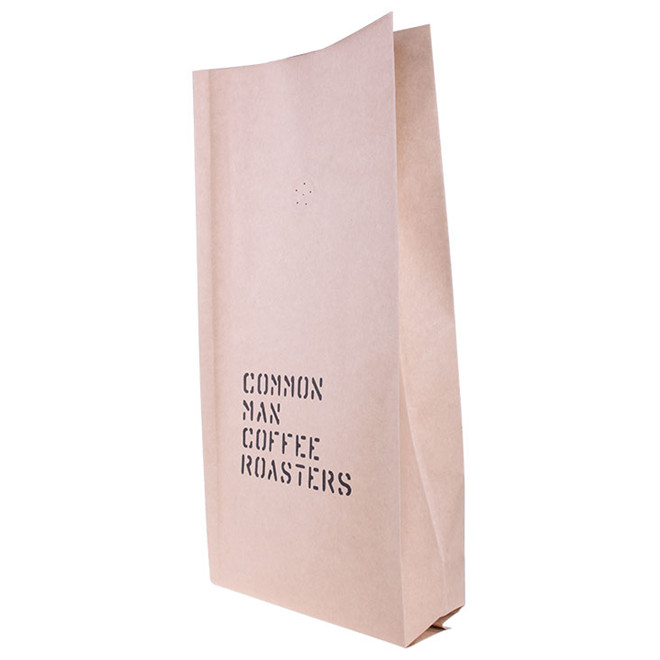 Gravure printing laminated paper matt coffee bag with Ziplock Top