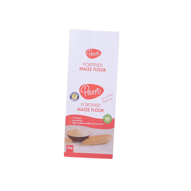 Food grade kraft paper flour packaging bags manufacturers with printing