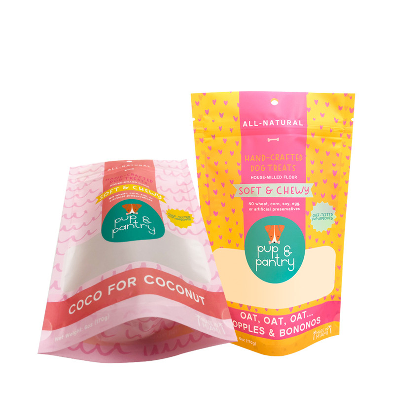 High Quality Eco Friendly Digital Printed Pet Treats Pouches Wholesale